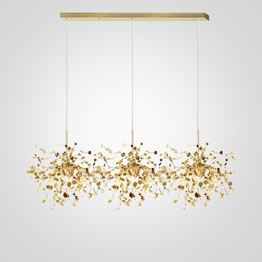 Люстра ImperiumLoft Tezani Argent Suspension Linear Gold 3 L110 177957-22