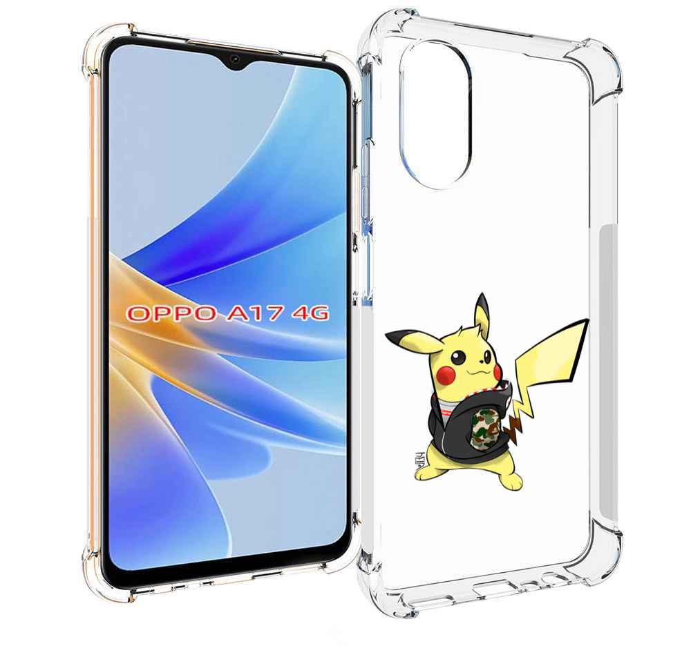 

Чехол MyPads пикачу для OPPO A17, Прозрачный, Tocco