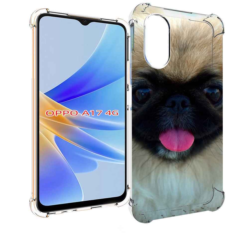 

Чехол MyPads пекинез для OPPO A17, Прозрачный, Tocco
