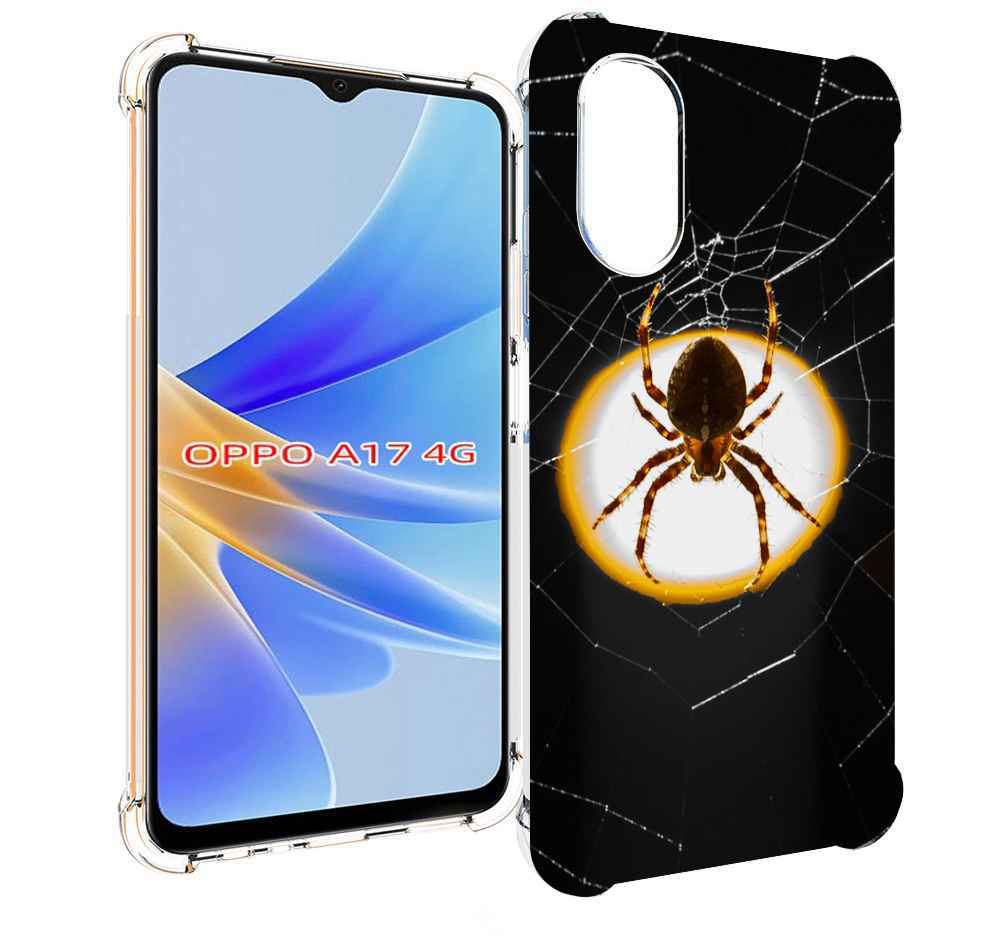 

Чехол MyPads паук-с-паутинкой для OPPO A17, Прозрачный, Tocco