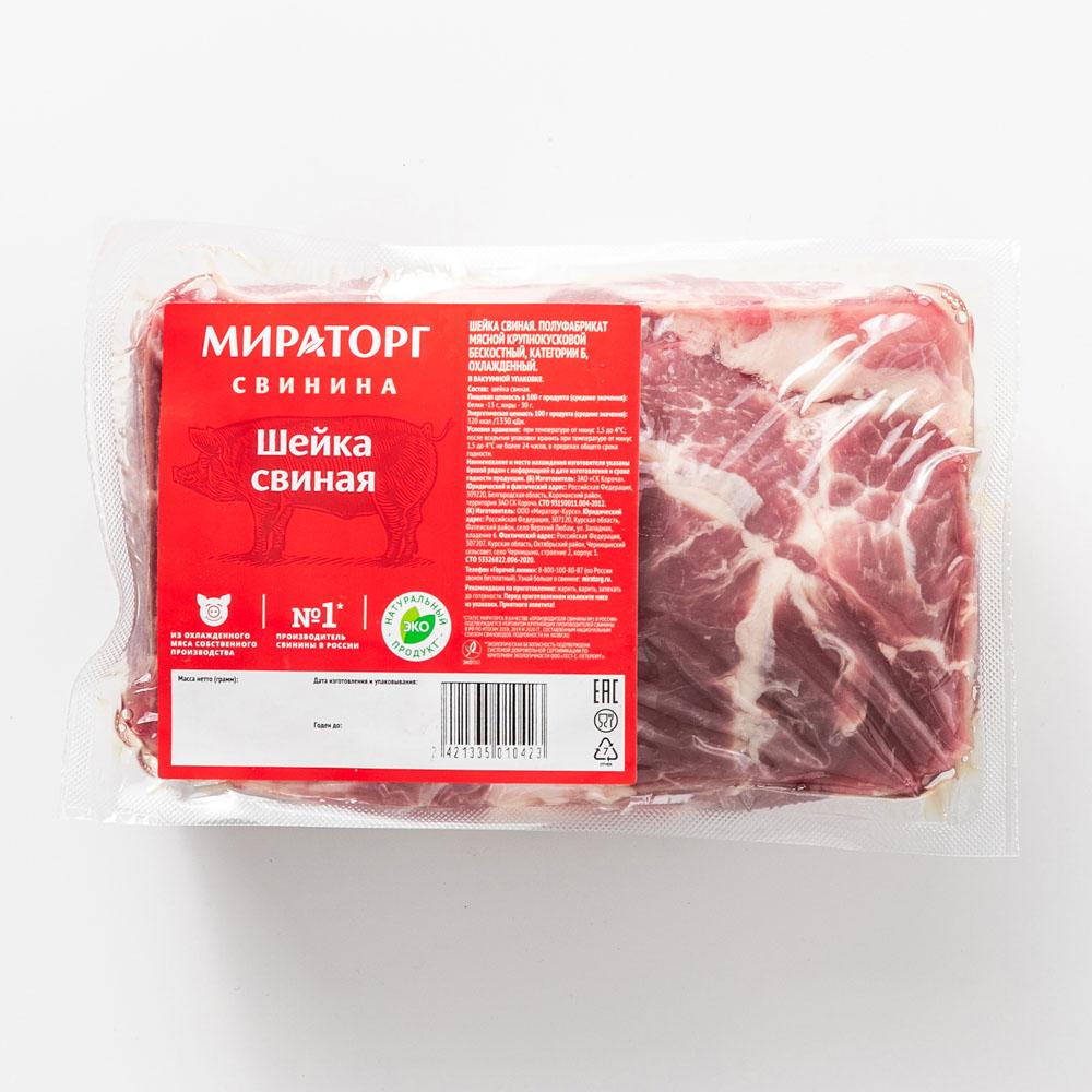 

Шейка Мираторг свиная, охлаждённая, 800-900 г