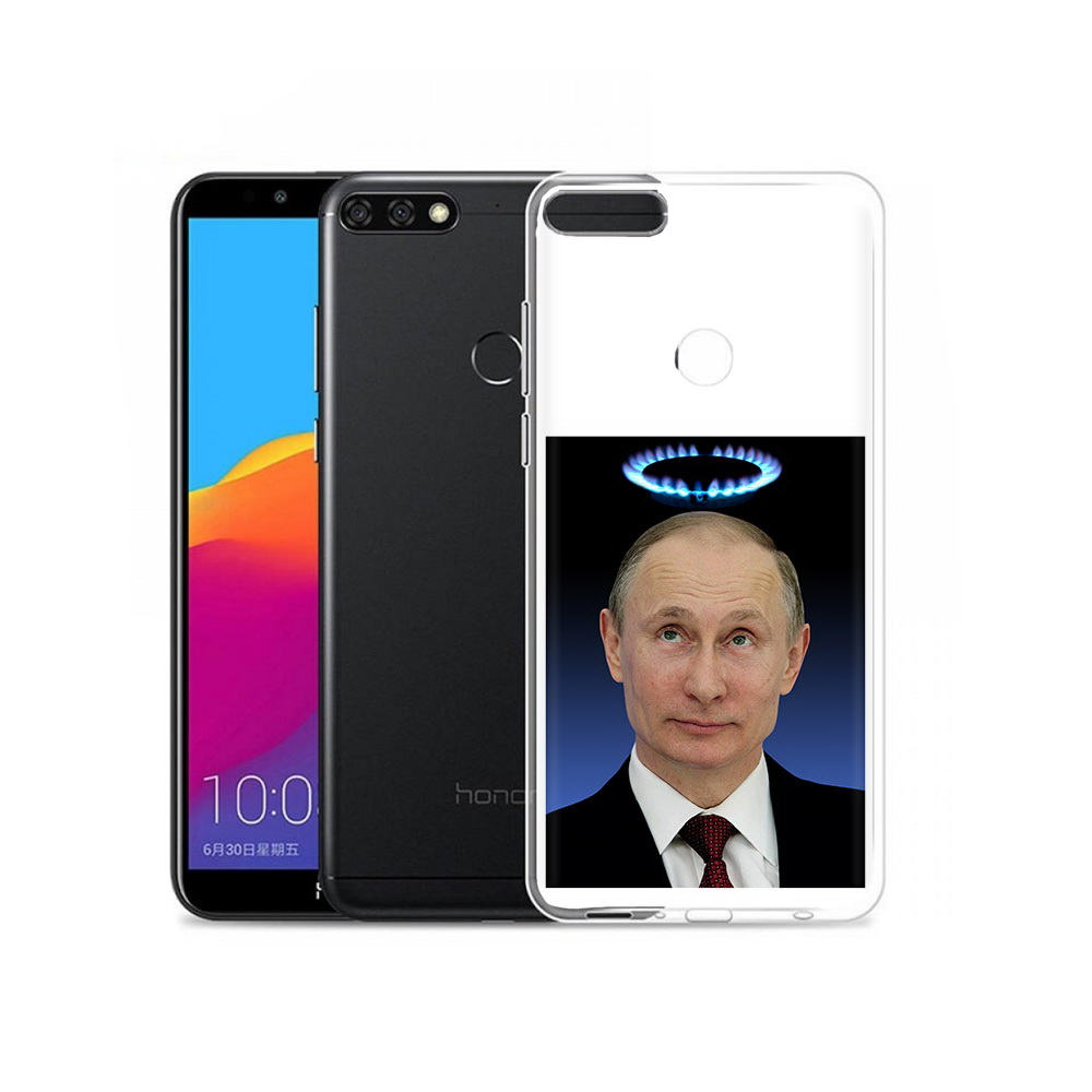 

Чехол MyPads Tocco для Honor 7C Pro святой газ (PT113786.47.594), Прозрачный, Tocco