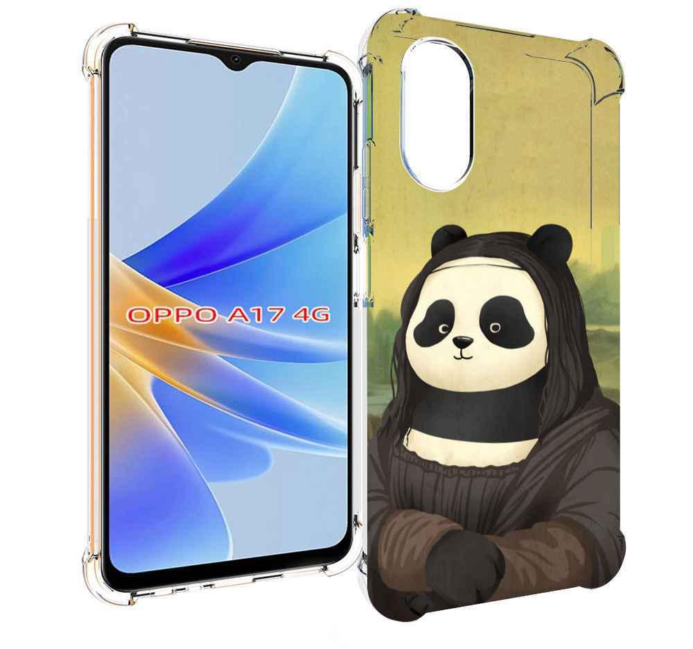 

Чехол MyPads панда монализа для OPPO A17, Прозрачный, Tocco