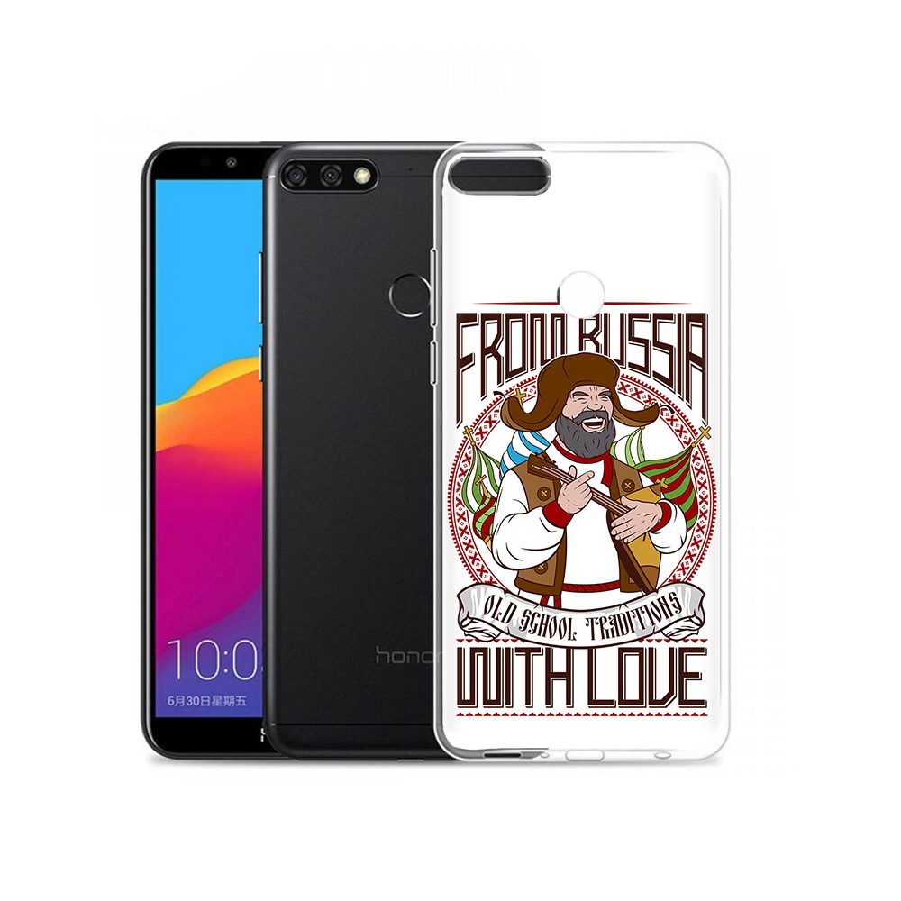 

Чехол MyPads Tocco для Honor 7C Pro русский мужчина (PT113786.47.590), Прозрачный, Tocco