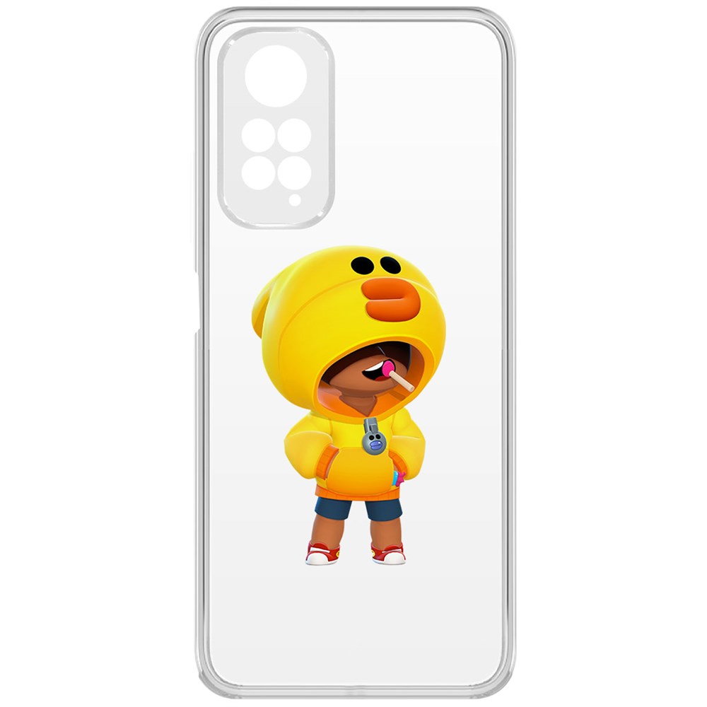 

Чехол-накладка Brawl Stars-Леон Салли для Xiaomi Redmi Note 11, Прозрачный