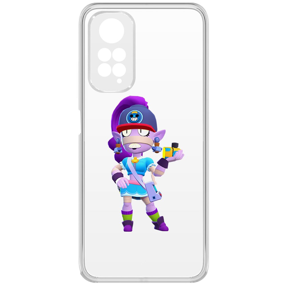 Чехол-накладка Brawl Stars-Суперфанатка Эмз для Xiaomi Redmi Note 11