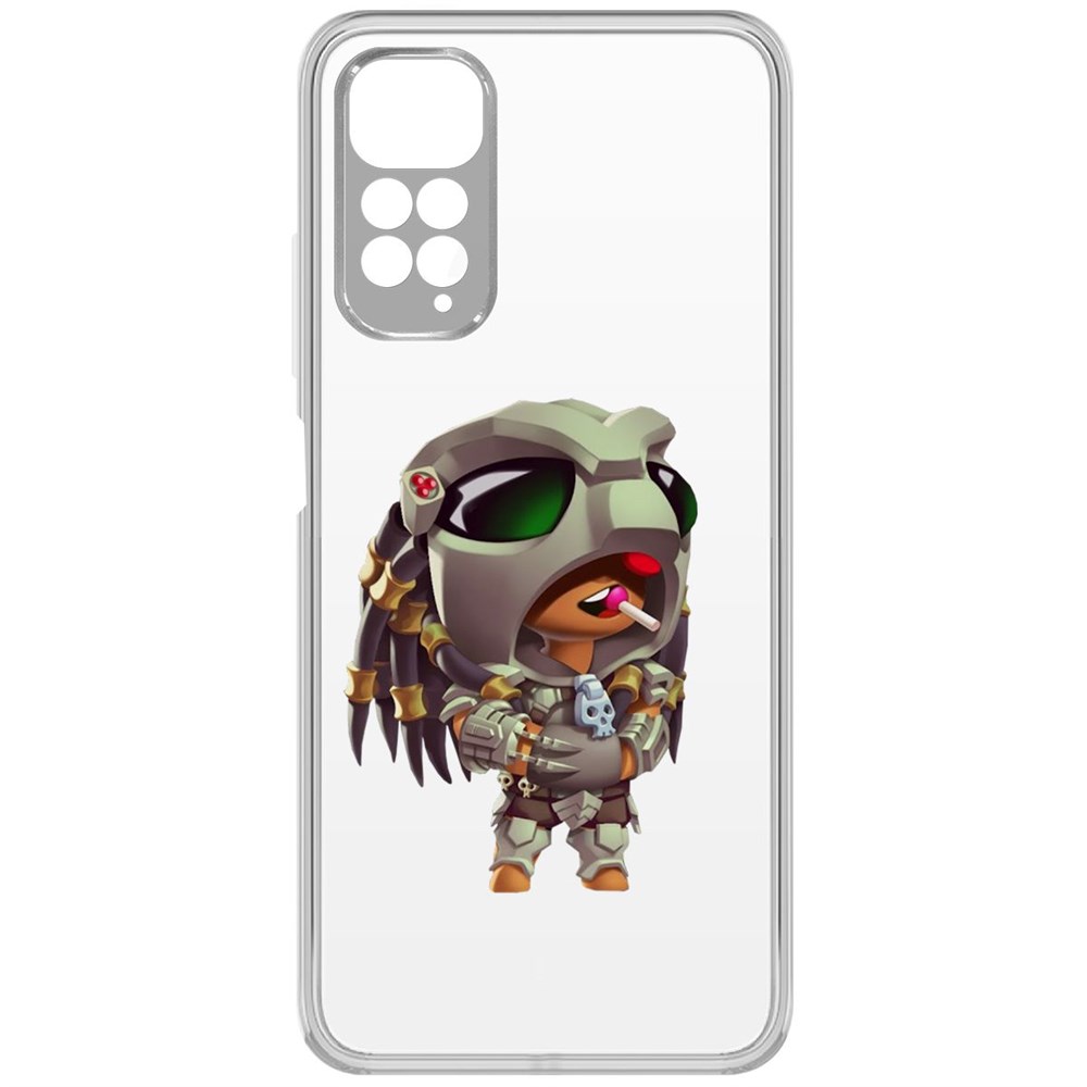 

Чехол-накладка Brawl Stars-Леон Хищник для Xiaomi POCO M4 Pro, Прозрачный