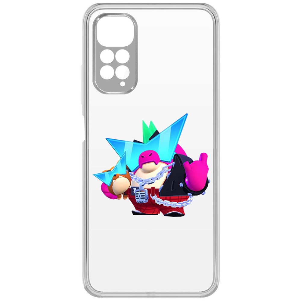 

Чехол-накладка Brawl Stars-Плохиш Базз для Xiaomi POCO M4 Pro, Прозрачный