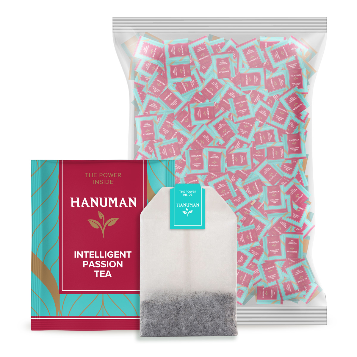 Чай черный Hanuman Intelligent Passion Tea с ароматом земляники, 500 пакетиков