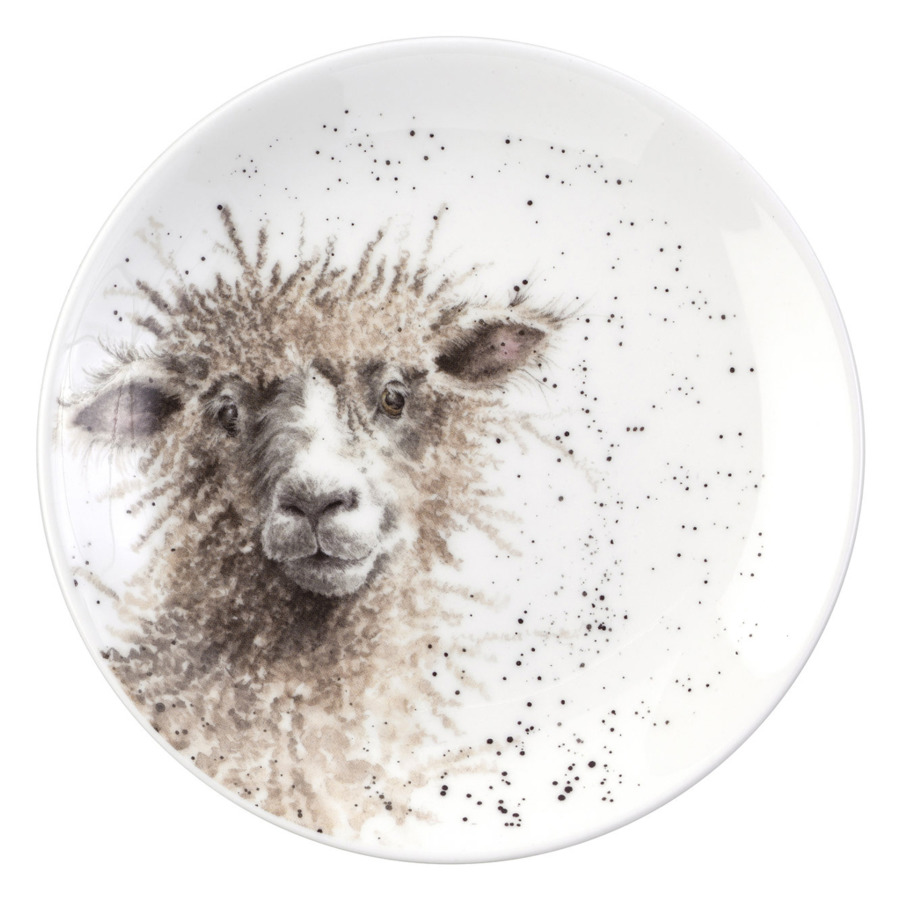 фото Тарелка десертная royal worcester забавная фауна овца 16,5 см