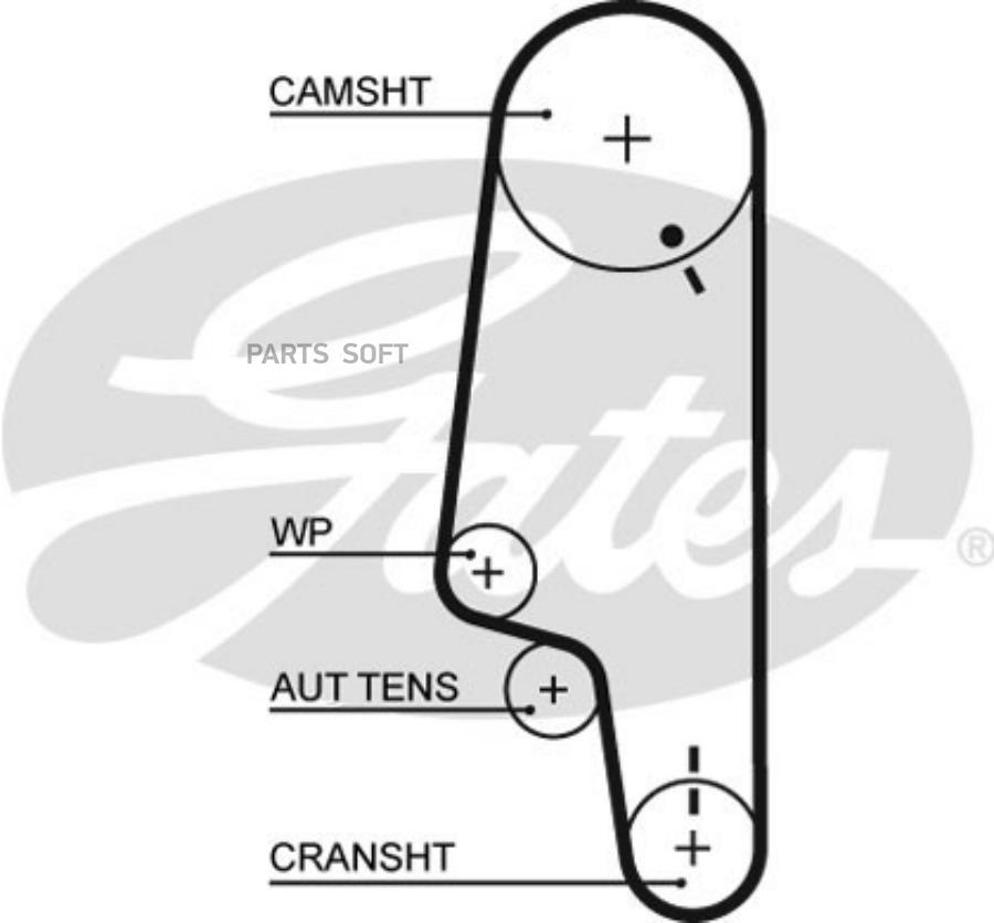 

GATES 5428XS (8597-15428) Ремень ГРМ