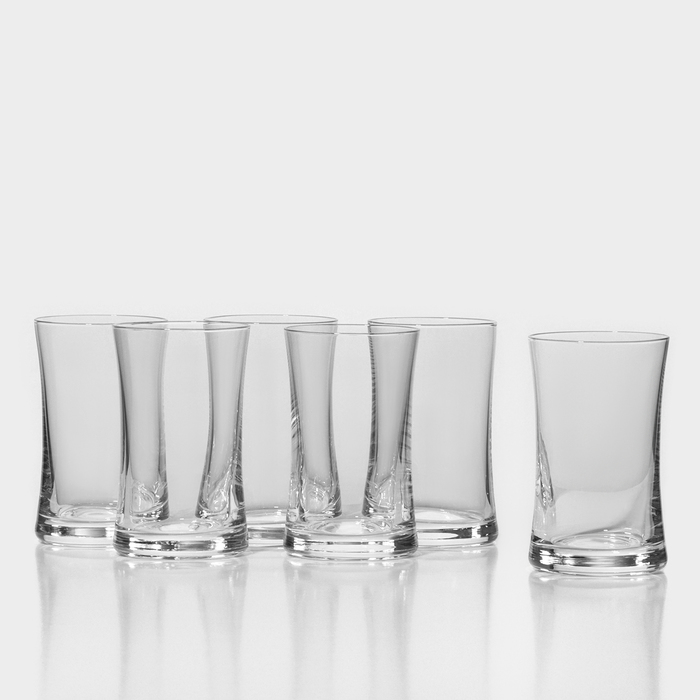 

Набор стеклянных стаканов для сока Crystal Bohemia 10337917 BUTEO, 150 мл, 6 шт, Прозрачный