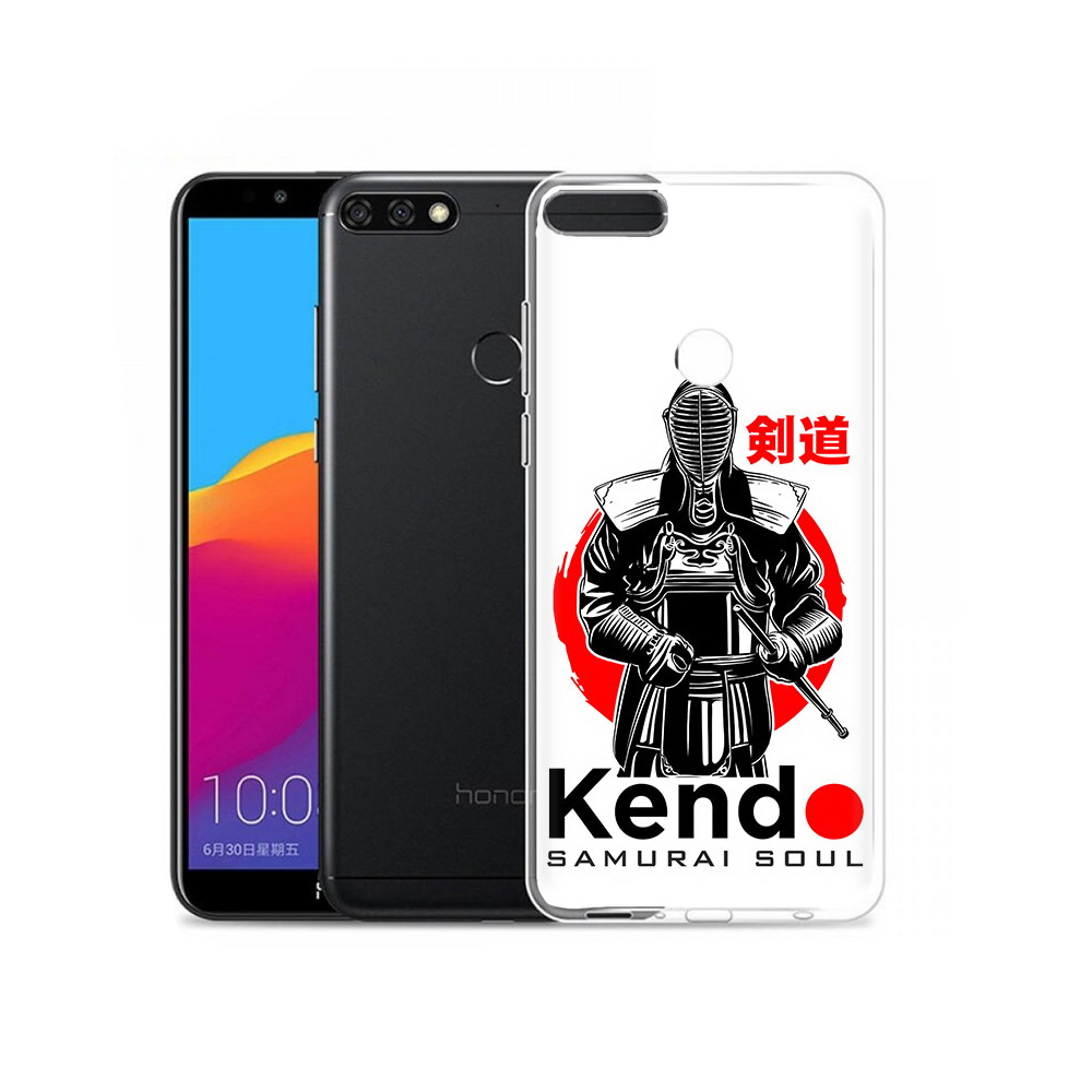 

Чехол MyPads Tocco для Honor 7C Pro рисованый самурай (PT113786.47.581), Прозрачный, Tocco