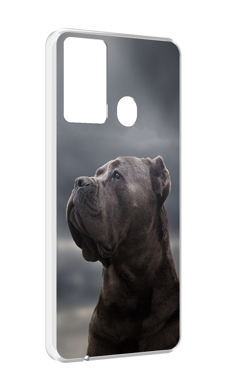 

Чехол MyPads кане корсо для Itel P37/Itel Vision 2S, Прозрачный, Tocco