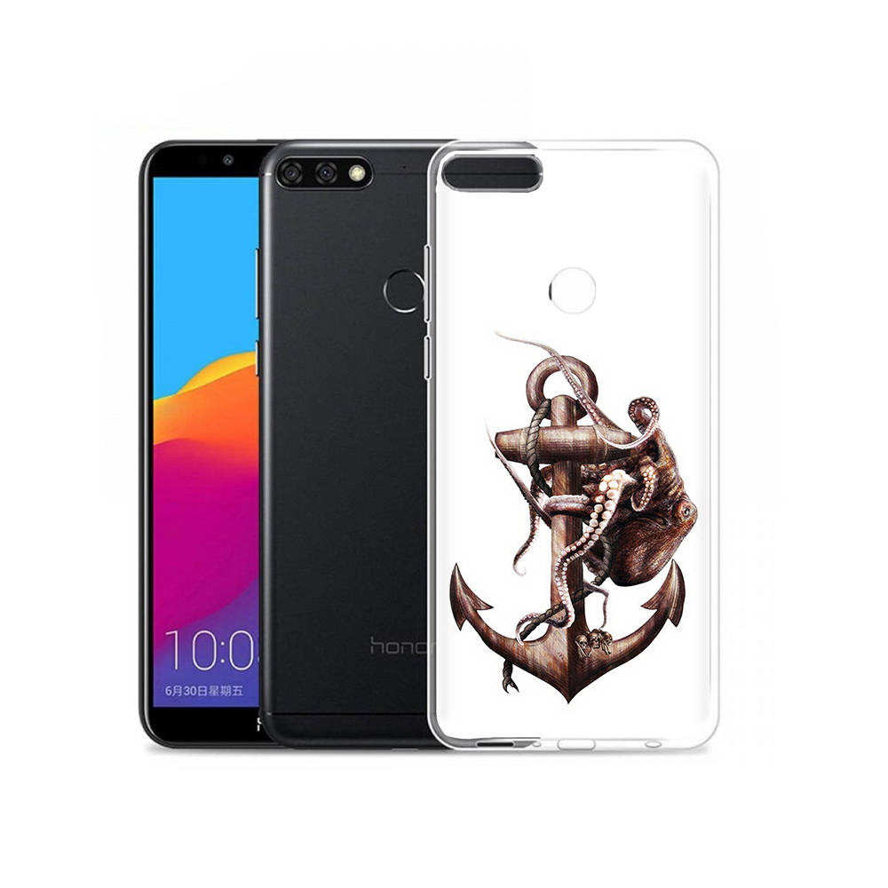 

Чехол MyPads Tocco для Honor 7C Pro ржавый якорь (PT113786.47.579), Прозрачный, Tocco