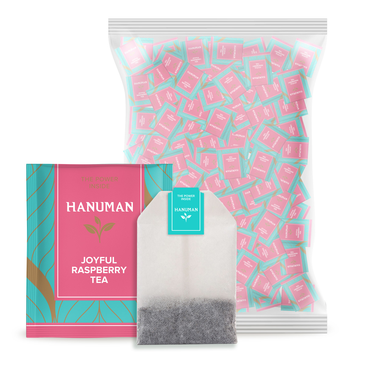 Травяной чай каркаде Hanuman Joyful Raspberry с гибискусом, 500 пакетиков