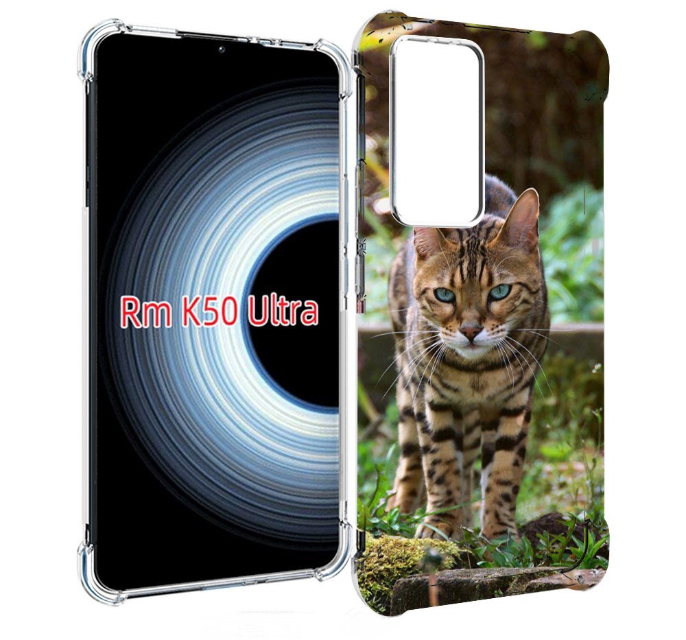 

Чехол MyPads порода кошка бенгальская для Xiaomi 12T / Redmi K50 Ultra, Прозрачный, Tocco