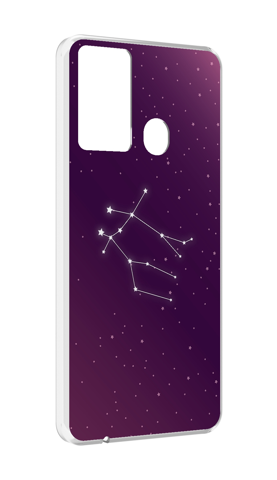 

Чехол MyPads знак-зодиака-близнецы-4 для Itel P37/Itel Vision 2S, Прозрачный, Tocco