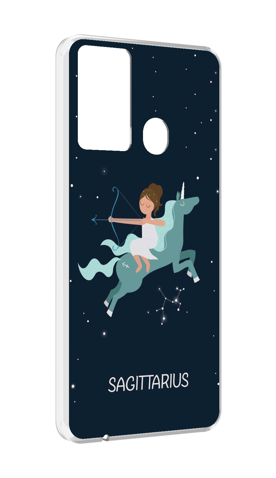 

Чехол MyPads знак зодиака стрелец 5 для Itel P37/Itel Vision 2S, Прозрачный, Tocco