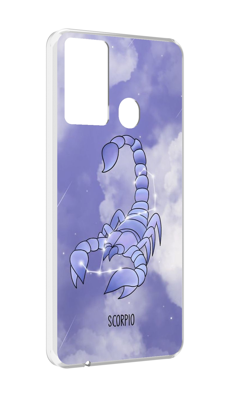 

Чехол MyPads знак зодиака скорпион 2 для Itel P37/Itel Vision 2S, Прозрачный, Tocco