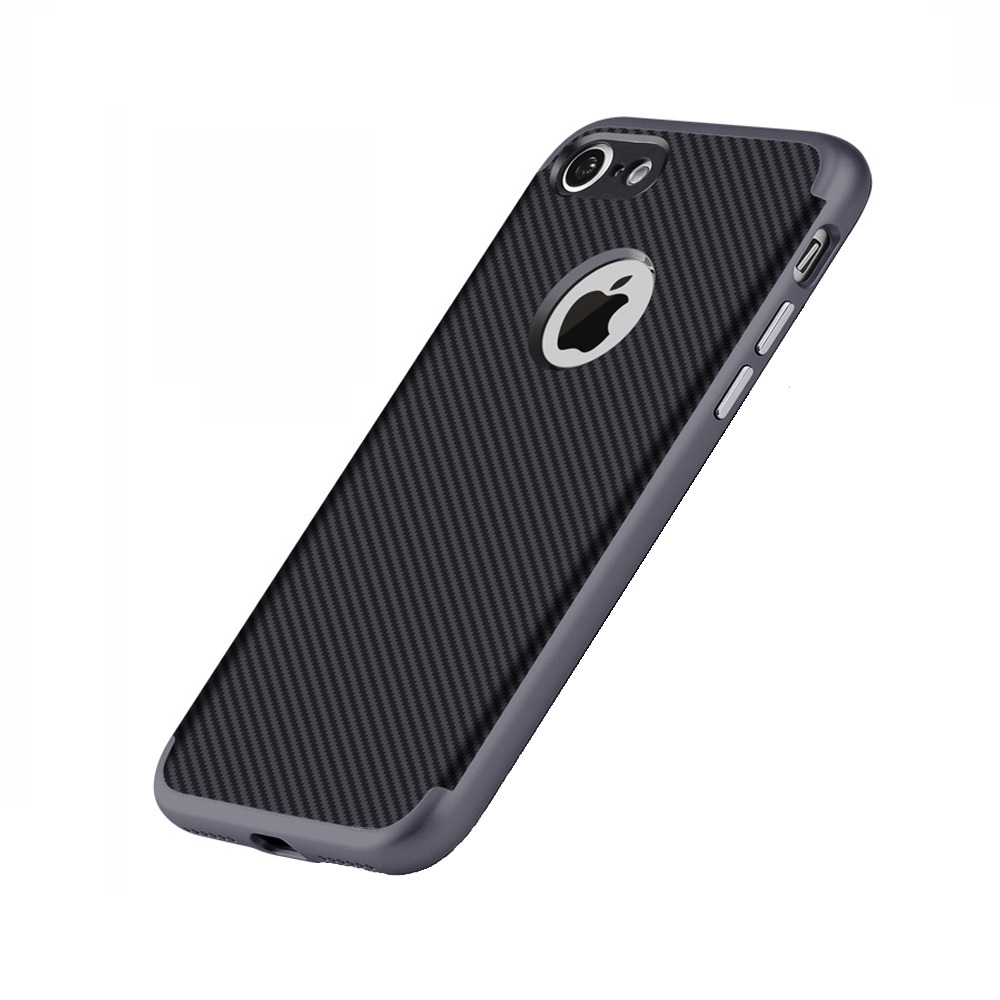 

Накладка для iPhone 7/8 Plus JOYROOM Blade TPU with PC bumper Tarnish, Серый;черный
