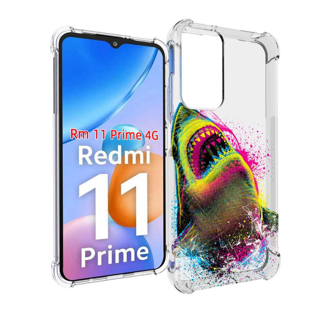 

Чехол MyPads челюсти-2 для Xiaomi Redmi 11 Prime 4G, Прозрачный, Tocco