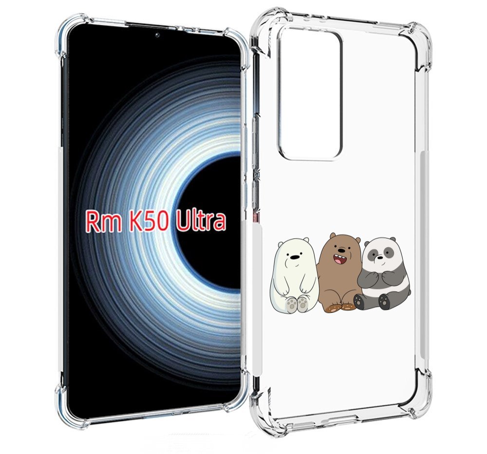 

Чехол MyPads панды детский для Xiaomi 12T / Redmi K50 Ultra, Прозрачный, Tocco