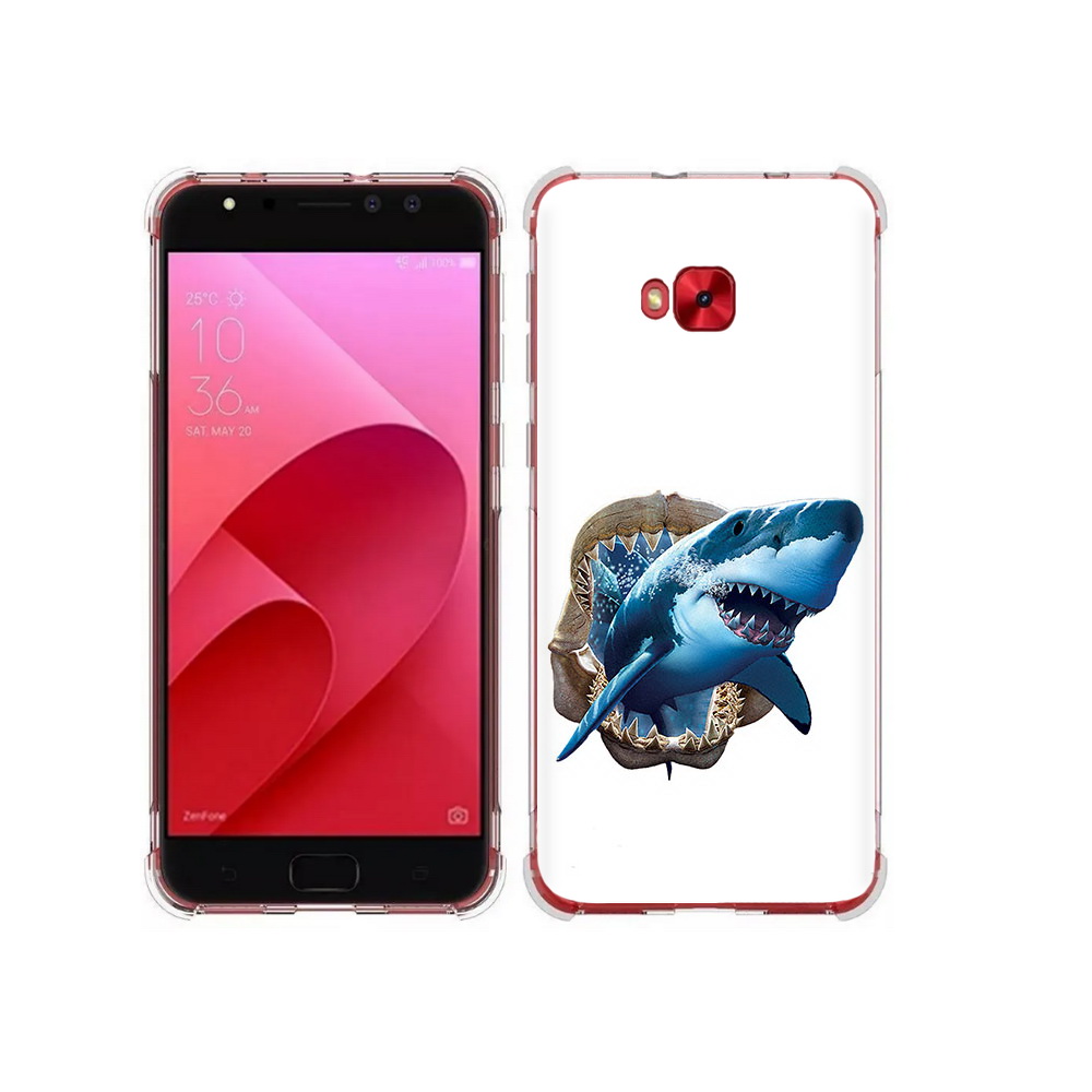 

Чехол MyPads Tocco для Asus ZenFone 4 Selfie челюсти (PT76274.652.675), Прозрачный, Tocco