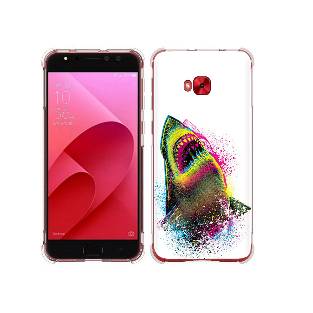 

Чехол MyPads Tocco для Asus ZenFone 4 Selfie челюсти-2 (PT76274.652.674), Прозрачный, Tocco