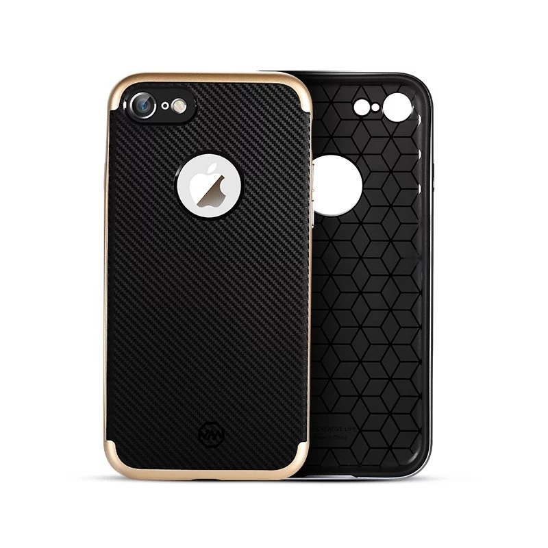 

Накладка для iPhone 7/8 Plus JOYROOM Blade TPU with PC bumper Gold, Золотистый;черный