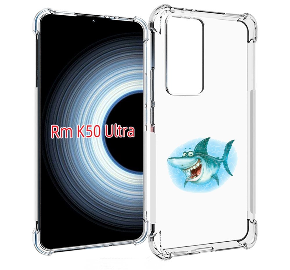 

Чехол MyPads веселая акула для Xiaomi 12T / Redmi K50 Ultra, Прозрачный, Tocco