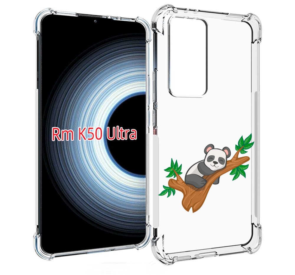 

Чехол MyPads панда-на-деревце для Xiaomi 12T / Redmi K50 Ultra, Прозрачный, Tocco