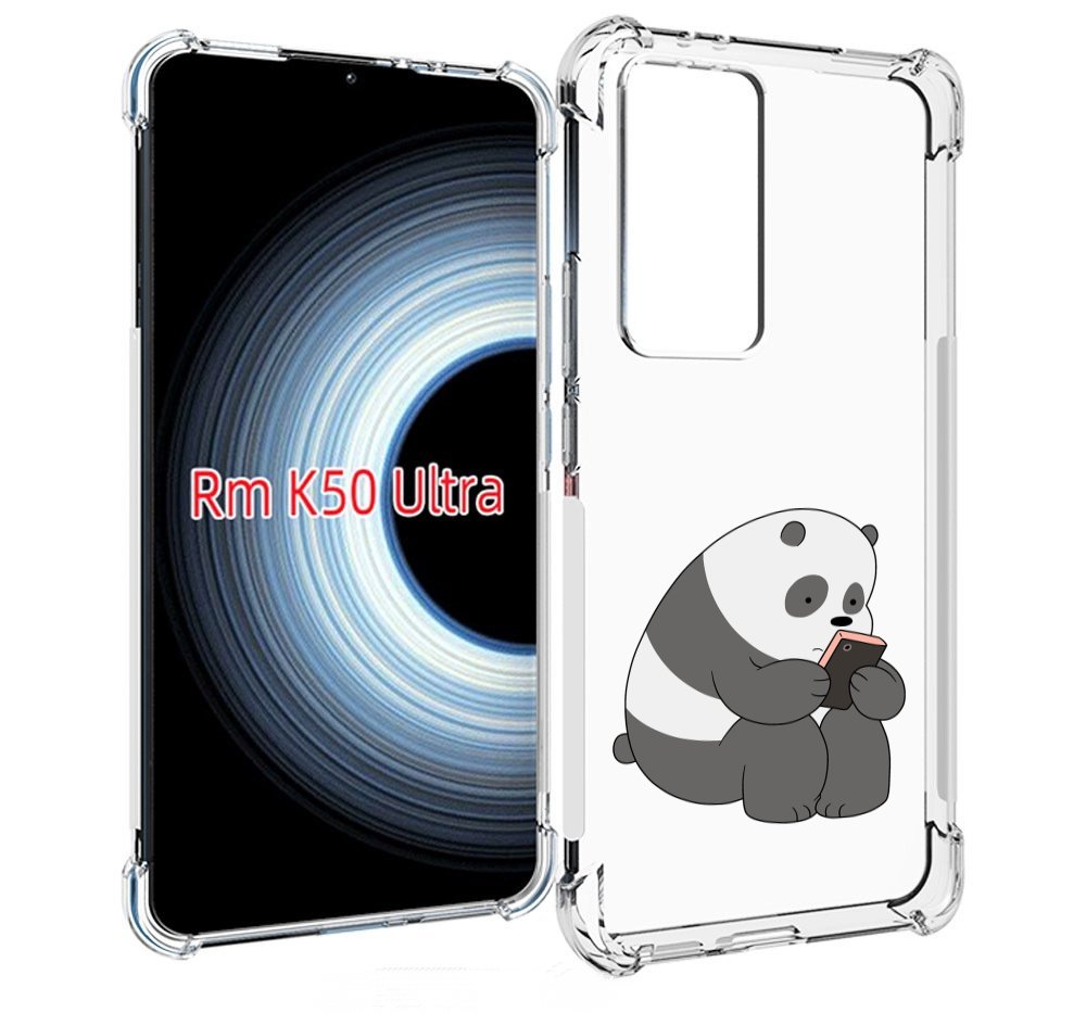 

Чехол MyPads панда-в-телефоне для Xiaomi 12T / Redmi K50 Ultra, Прозрачный, Tocco