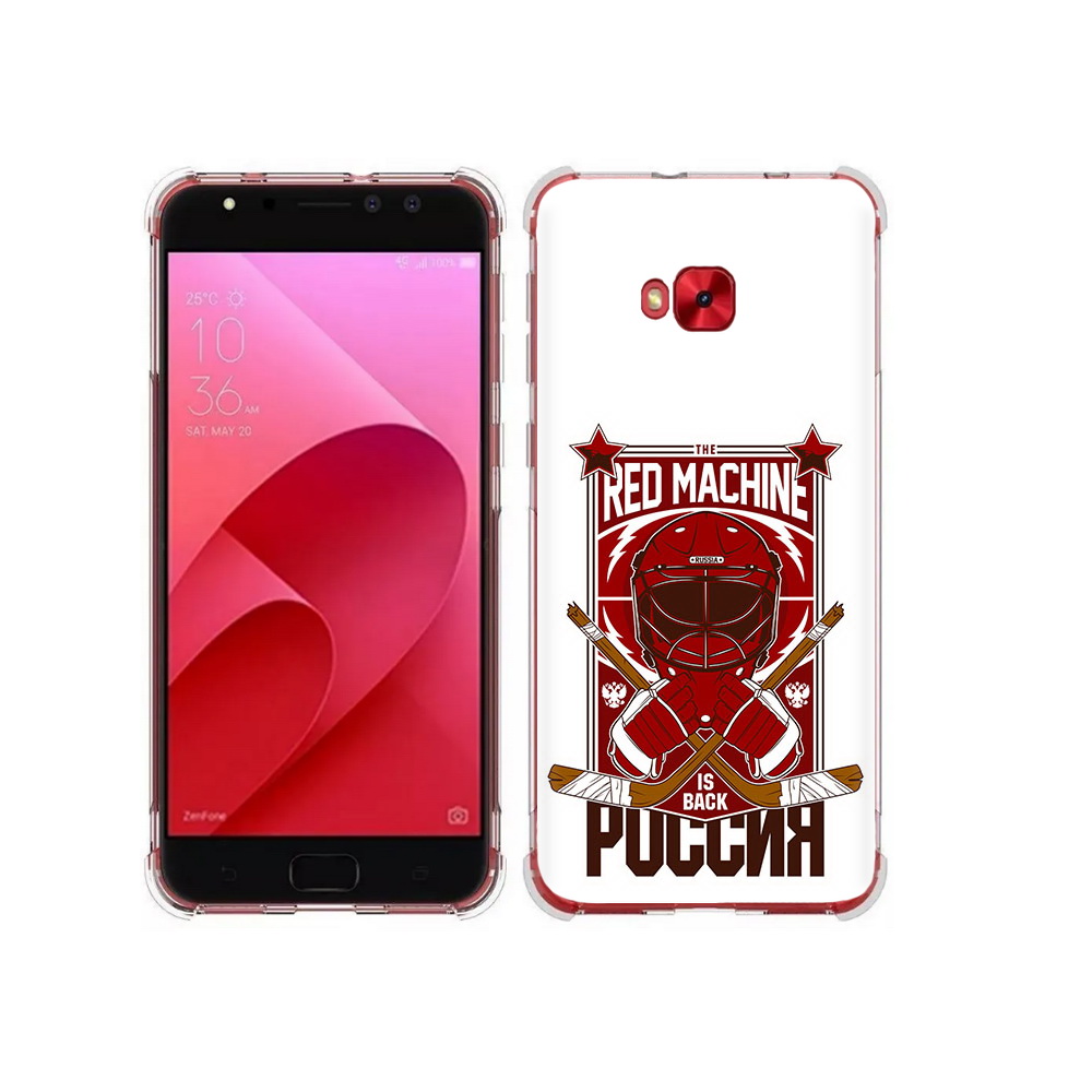 

Чехол MyPads Tocco для Asus ZenFone 4 Selfie хоккей россия (PT76274.652.666), Прозрачный, Tocco