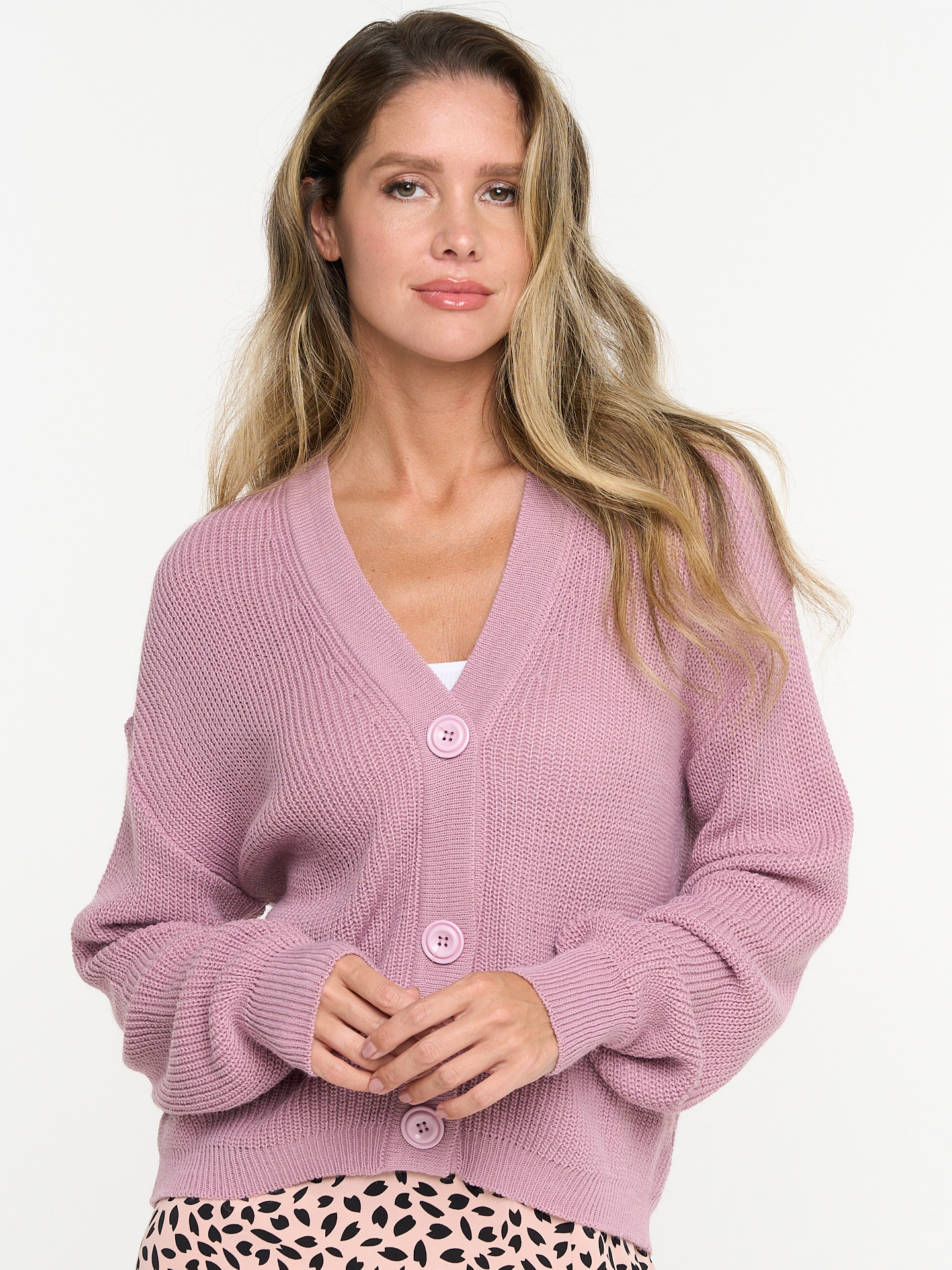 

Кардиган женский VAY 5232-1746 фиолетовый 50-52 RU, 5232-1746