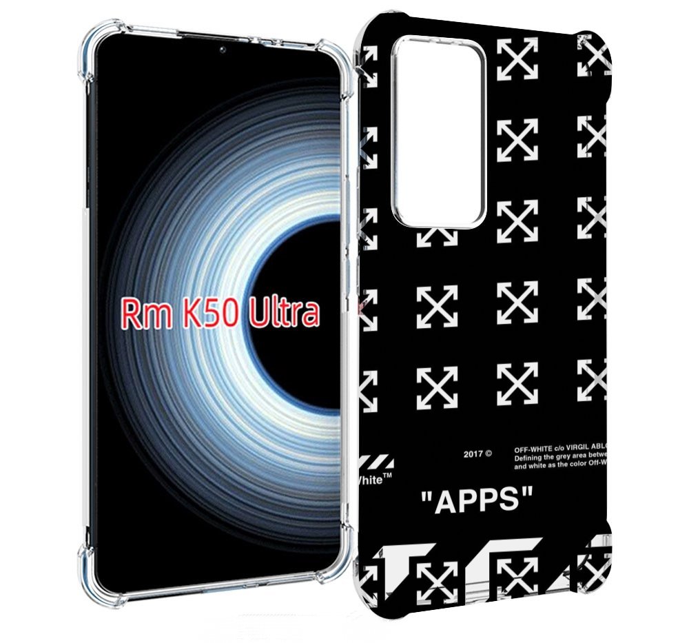 

Чехол MyPads оф-вайт-значки для Xiaomi 12T / Redmi K50 Ultra, Прозрачный, Tocco
