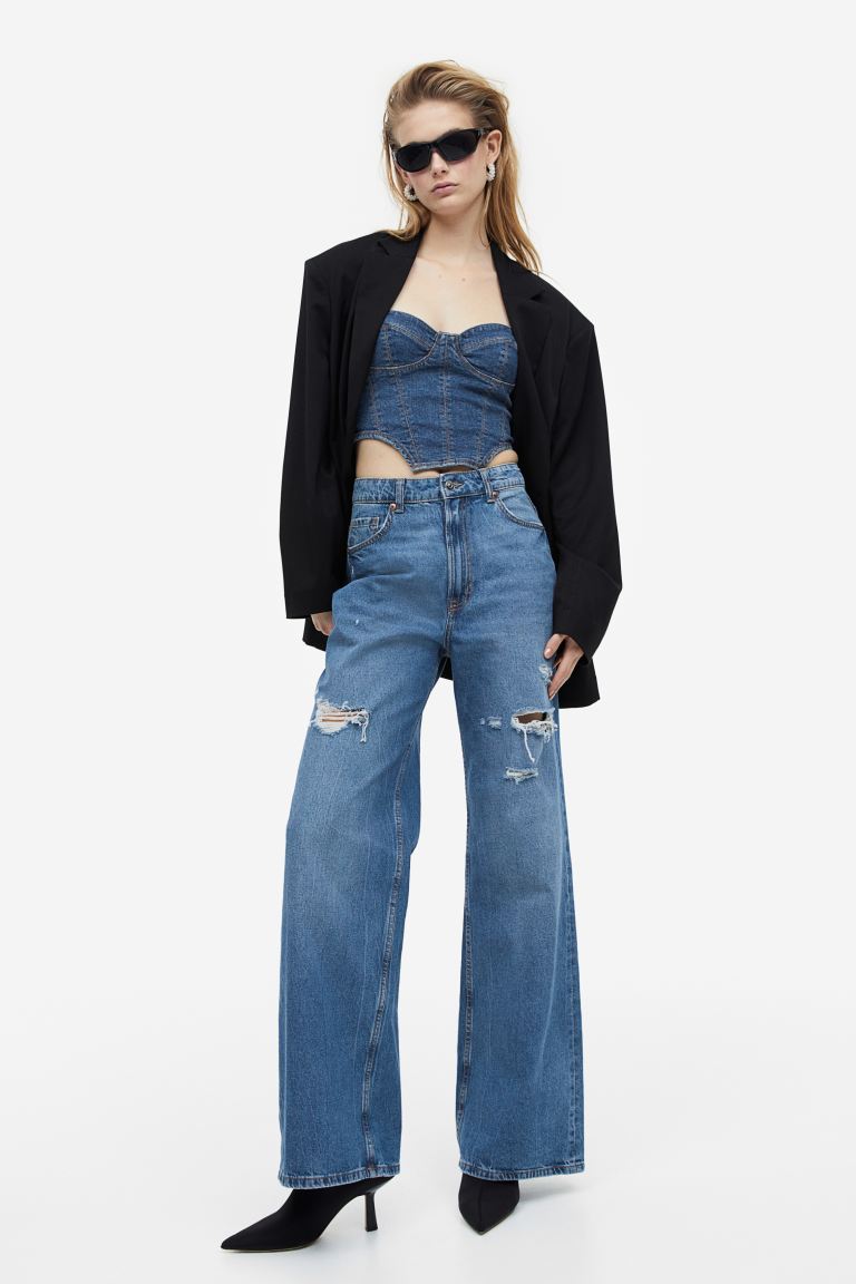 

Джинсы женские H&M 0871889044 синие 38 EU (доставка из-за рубежа), Синий, 0871889044