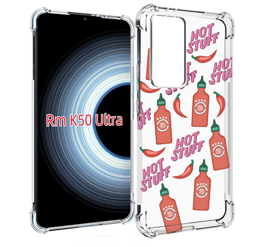 

Чехол MyPads острые-перчики для Xiaomi 12T / Redmi K50 Ultra, Прозрачный, Tocco