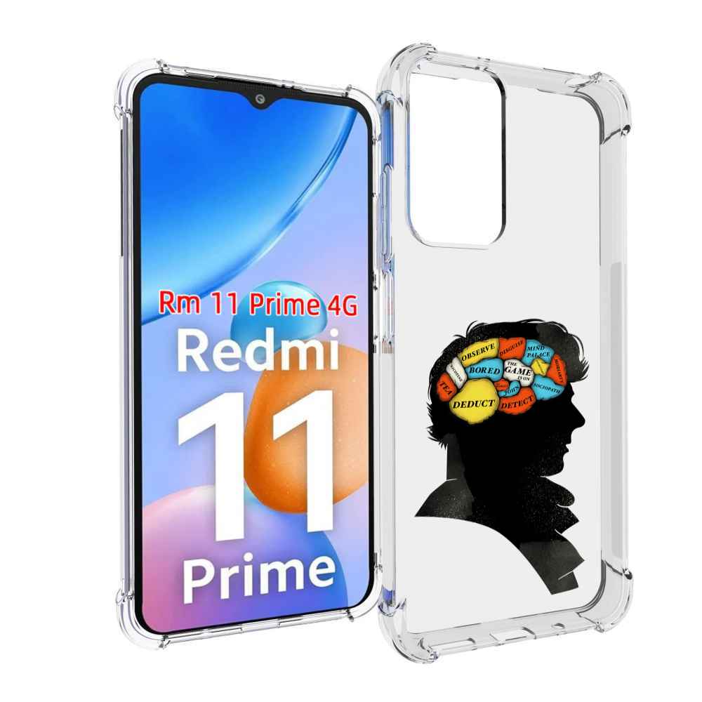 

Чехол MyPads темный рисунок для Xiaomi Redmi 11 Prime 4G, Прозрачный, Tocco