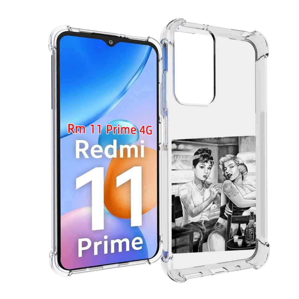 

Чехол MyPads тату мастер для Xiaomi Redmi 11 Prime 4G, Прозрачный, Tocco