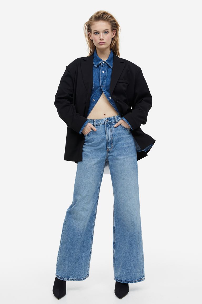 

Джинсы женские H&M 0871889043 синие 42 EU (доставка из-за рубежа), Синий, 0871889043