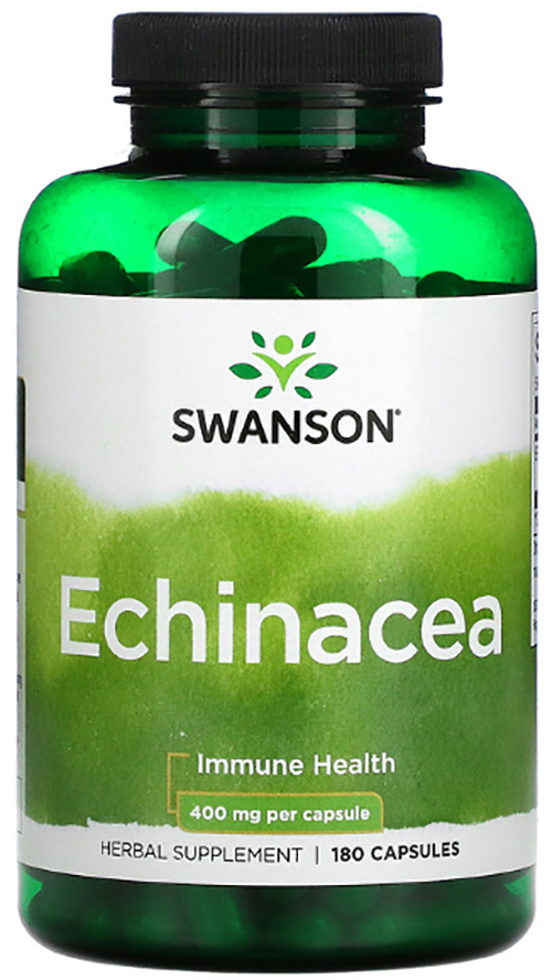 

Эхинацея Swanson Echinacea 400 мг 180 капсул