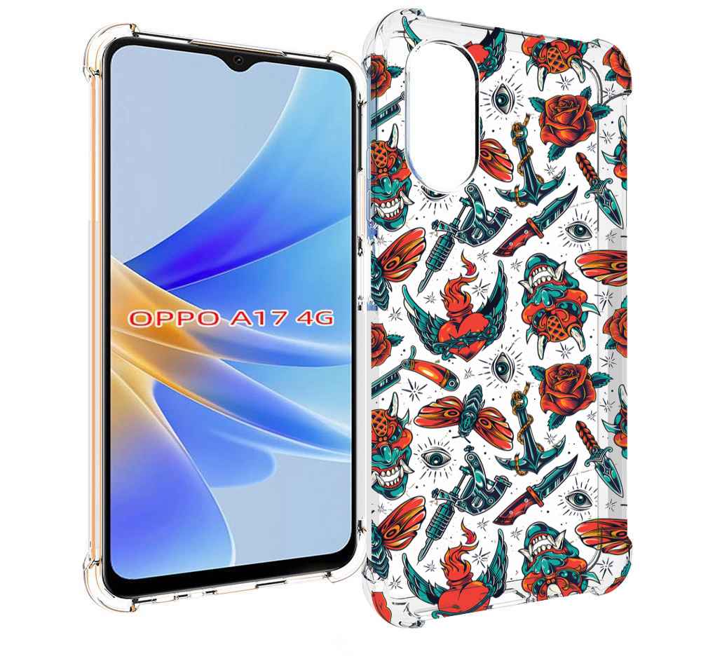 

Чехол MyPads олд-скул-пак для OPPO A17, Прозрачный, Tocco