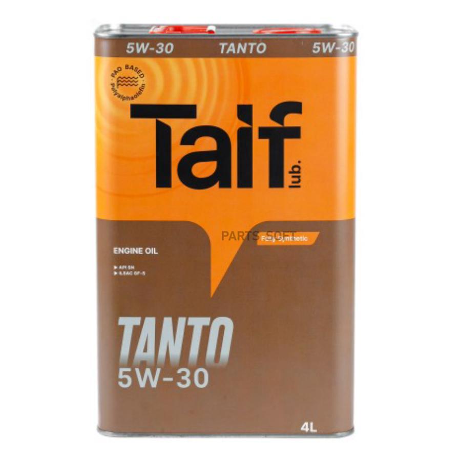 Моторное масло Taif синтетическоеTAIF TANTO 5W30 4л