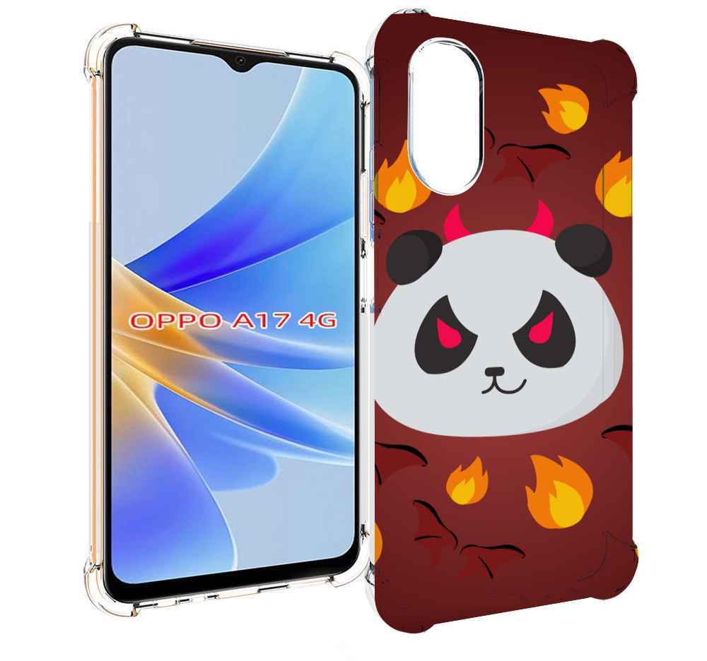 

Чехол MyPads огненная-панда для OPPO A17, Прозрачный, Tocco
