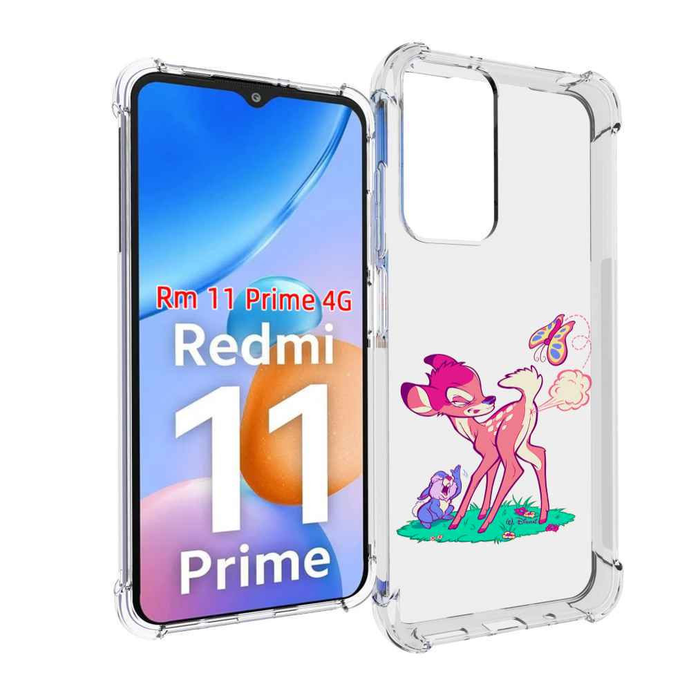 

Чехол MyPads смешной олененок для Xiaomi Redmi 11 Prime 4G, Прозрачный, Tocco