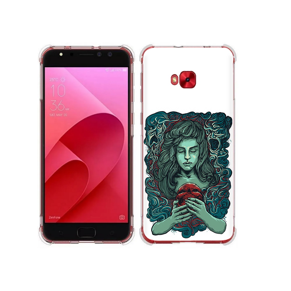 

Чехол MyPads Tocco для Asus ZenFone 4 Selfie спящая девушка (PT76274.652.619), Прозрачный, Tocco