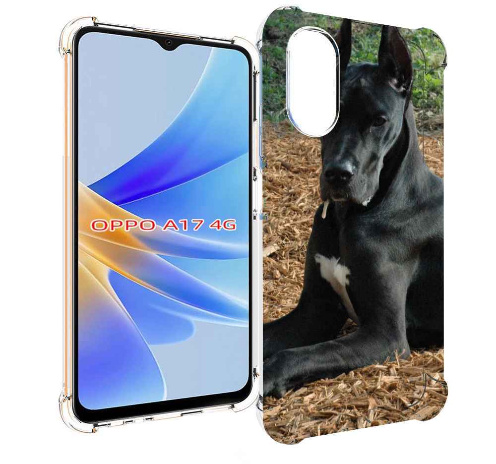 

Чехол MyPads немецкии дог для OPPO A17, Прозрачный, Tocco