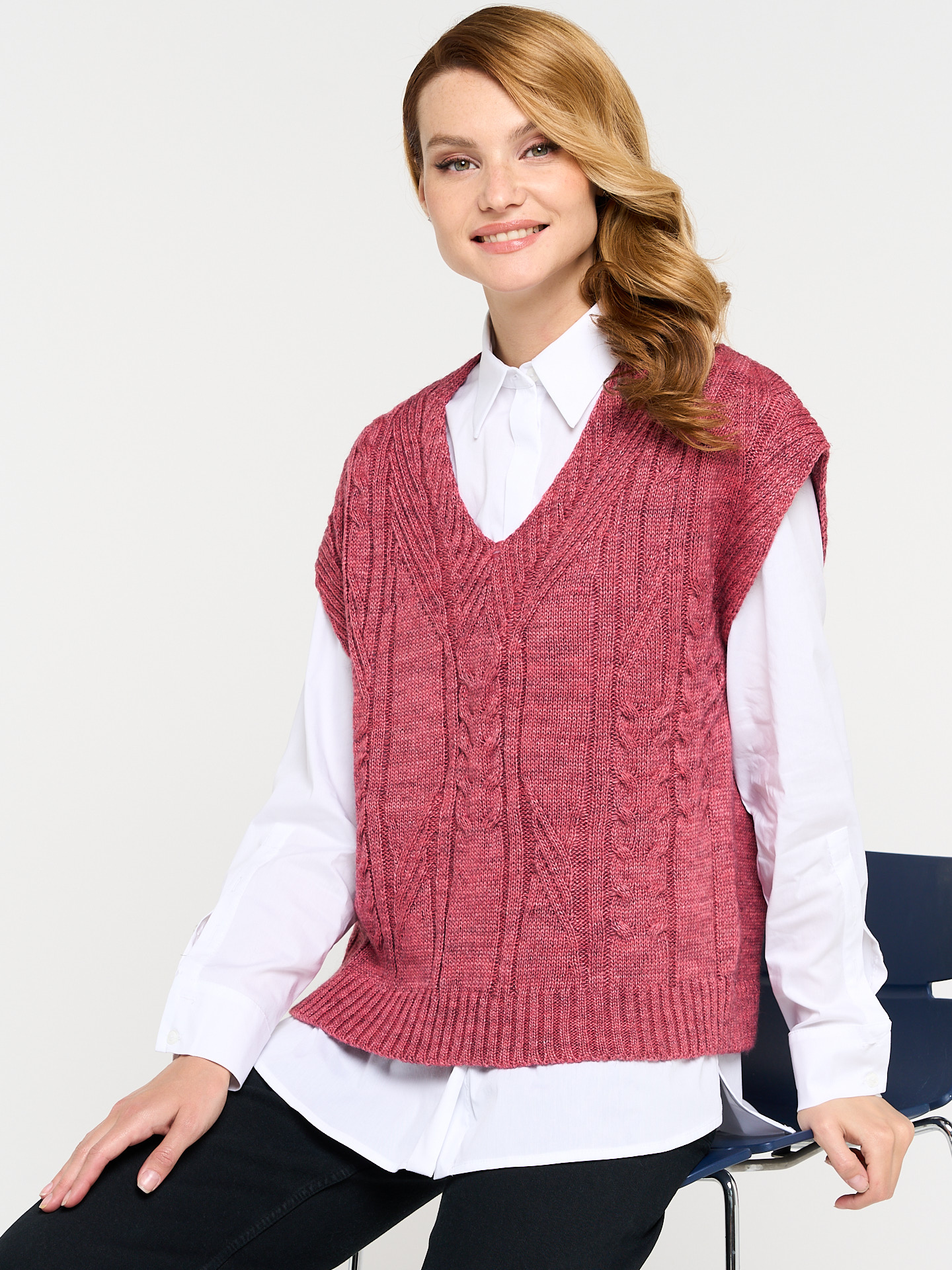 

Жилет женский NEWVAY 9232-91019 розовый 42-46 RU, 9232-91019