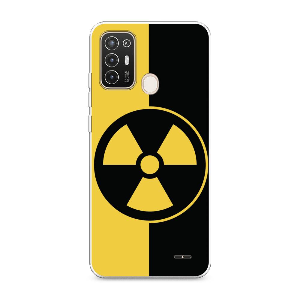 

Чехол Awog на ZTE Blade A52 / ЗТЕ Блэйд A52 "Эмблема черно-желтая", Разноцветный, 136250-9
